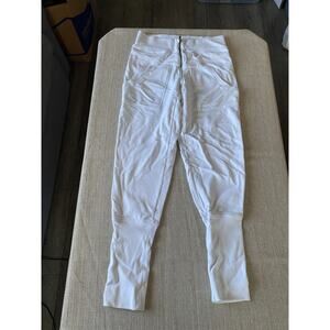 Free People Movement High Rise Super Skinny Pants White Size M